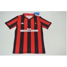 AC Milan 91/92 Home Red&Black Soccer Jersey